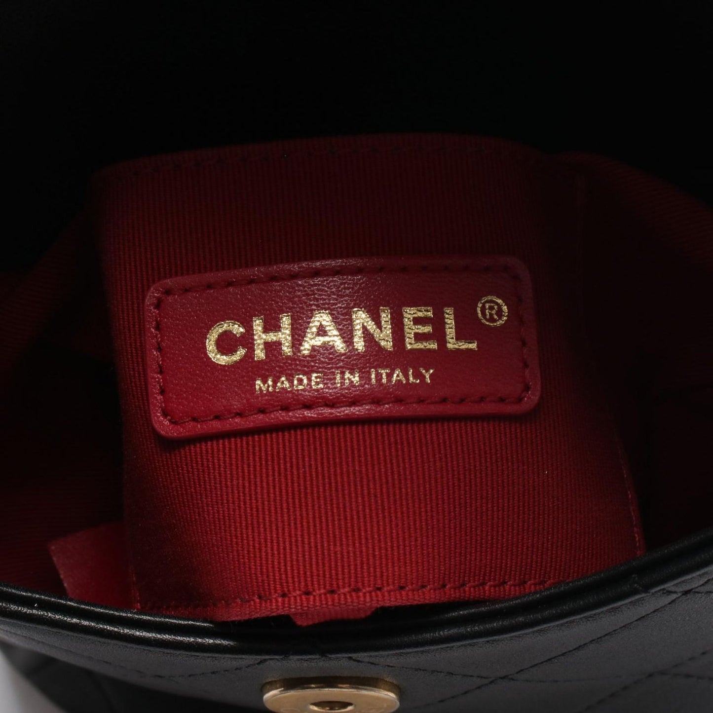 Chanel Shoulder Bag Quilted Faux Pearl Bag Black Leather Chain — view 4