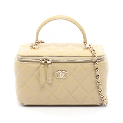 Chanel Shoulder Bag Quilted 2-Way Master de Lambskin Vanity Chain