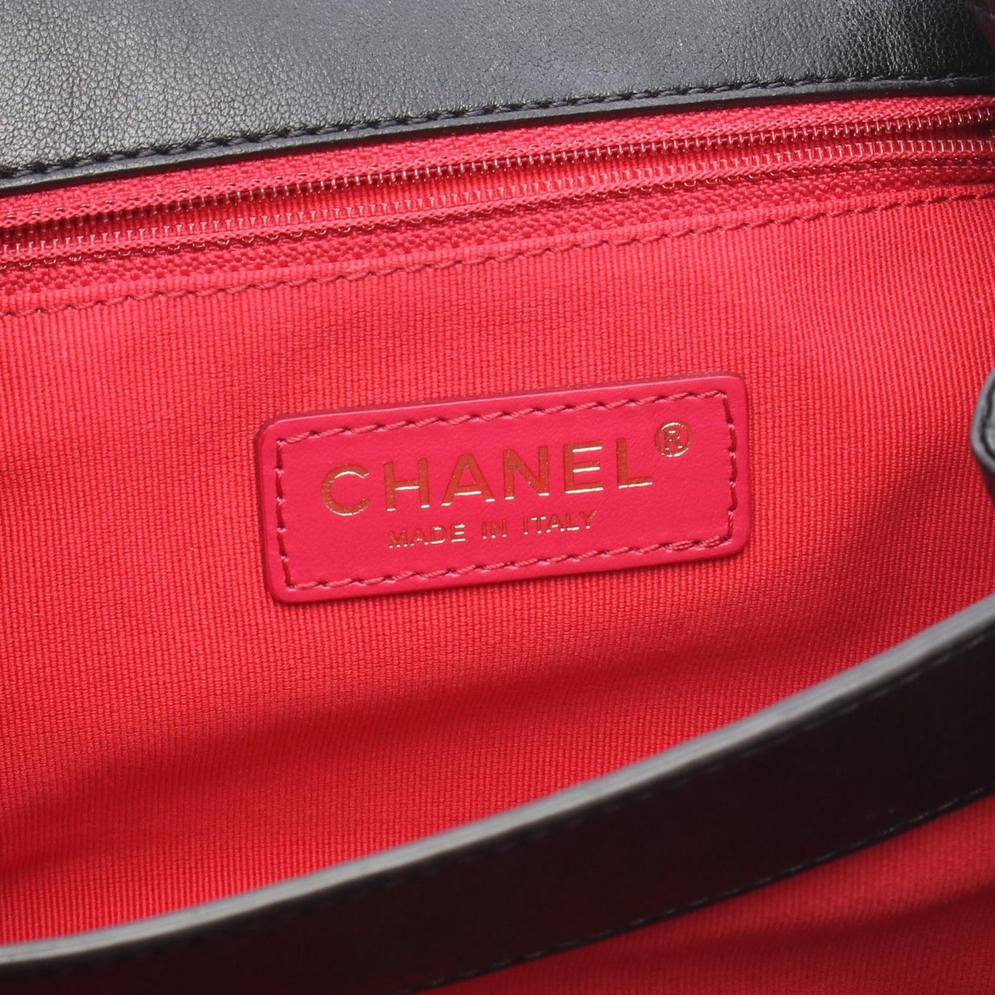 Chanel Shoulder Bag Quilted Small Flap Black Lambskin Chain — view 4