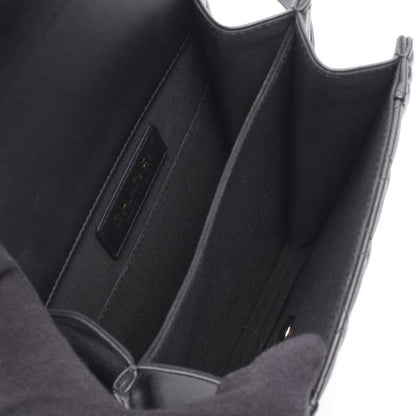 Chanel Shoulder Bag Quilted Black Lambskin Chain — view 3