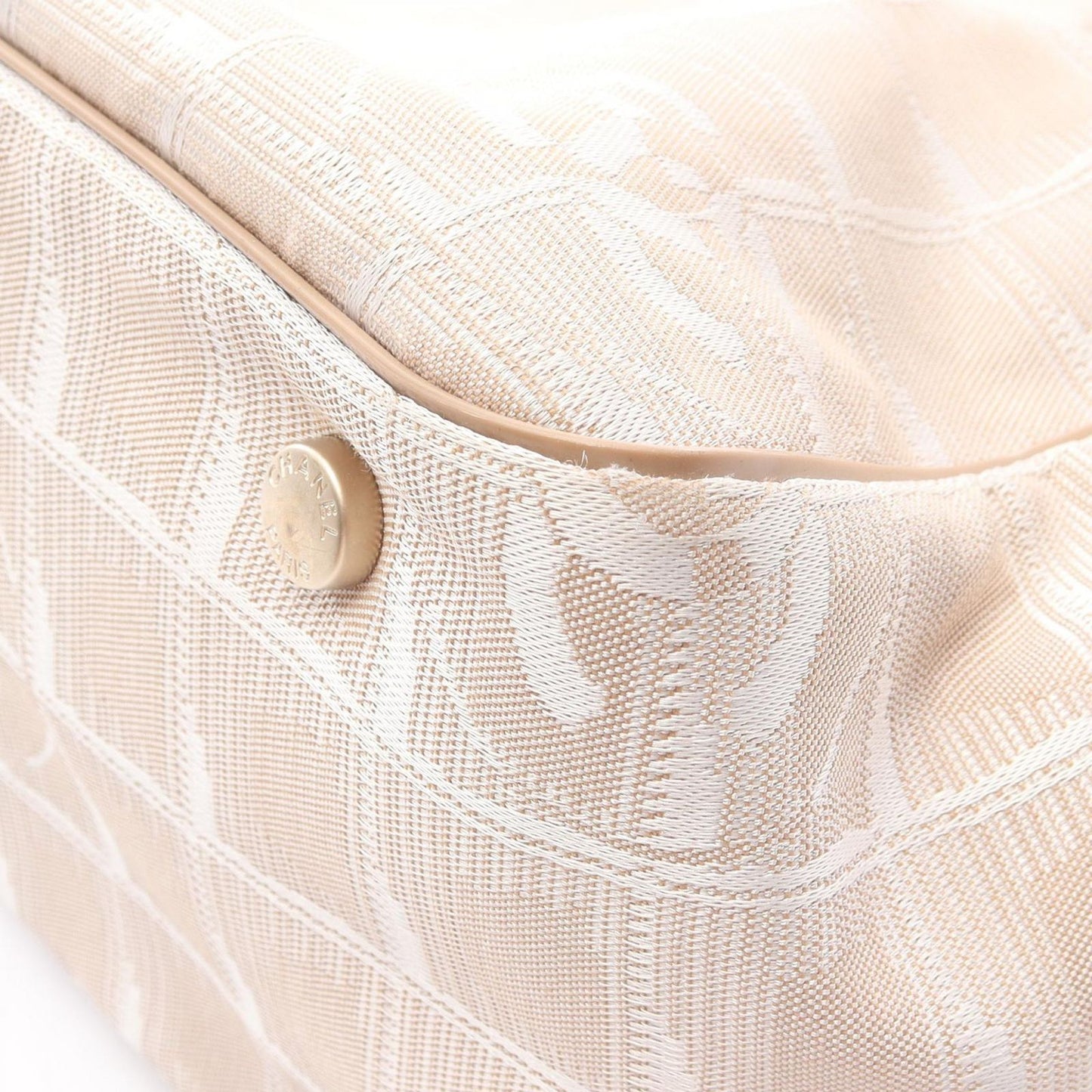 Chanel Tote New Travel Line PM Beige Leather New PM — view 7