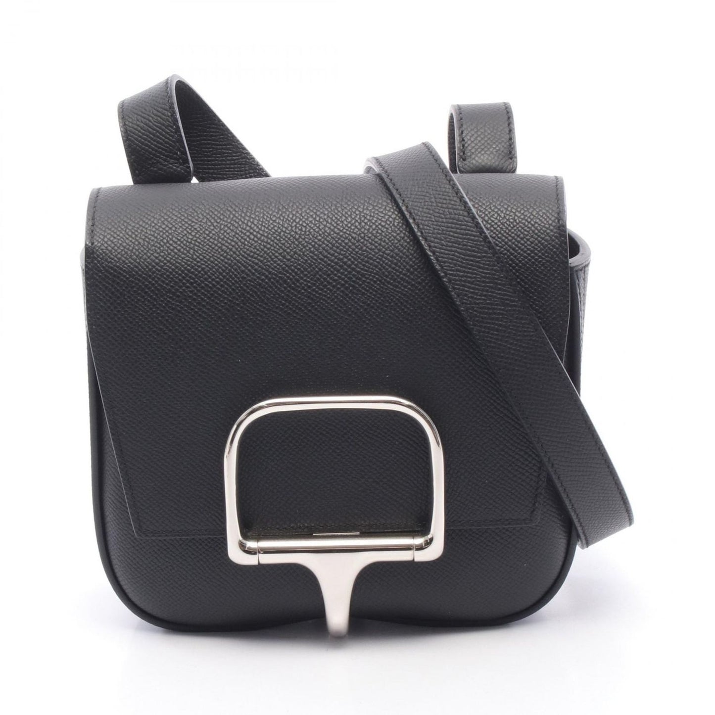 Hermes Shoulder Bag Della Cavalleria Mini Black
