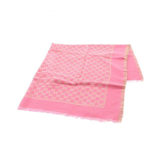 Gucci Shawl GG Pattern Wool Scarf