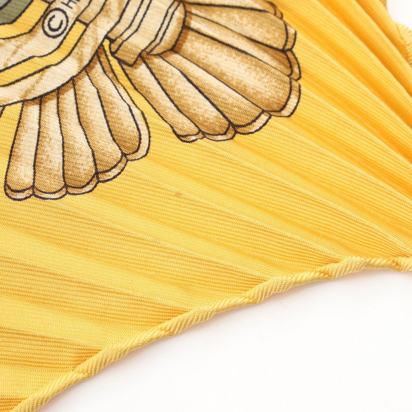 Hermes Scarf Carre Plisse Automobile Silk Pliss — view 4
