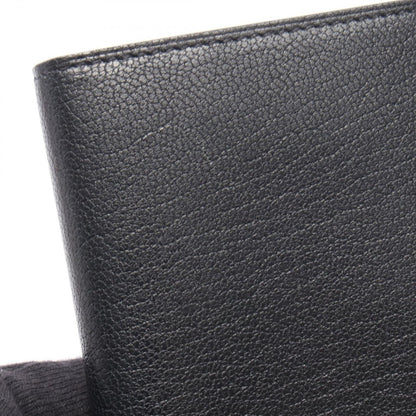Hermes Trifold Wallet Illiade Compact Black Leather — view 7