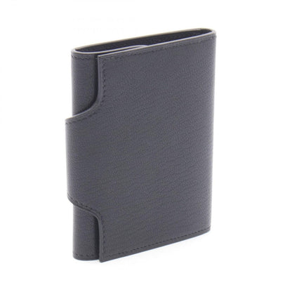 Hermes Trifold Wallet Illiade Compact Black Leather — view 2