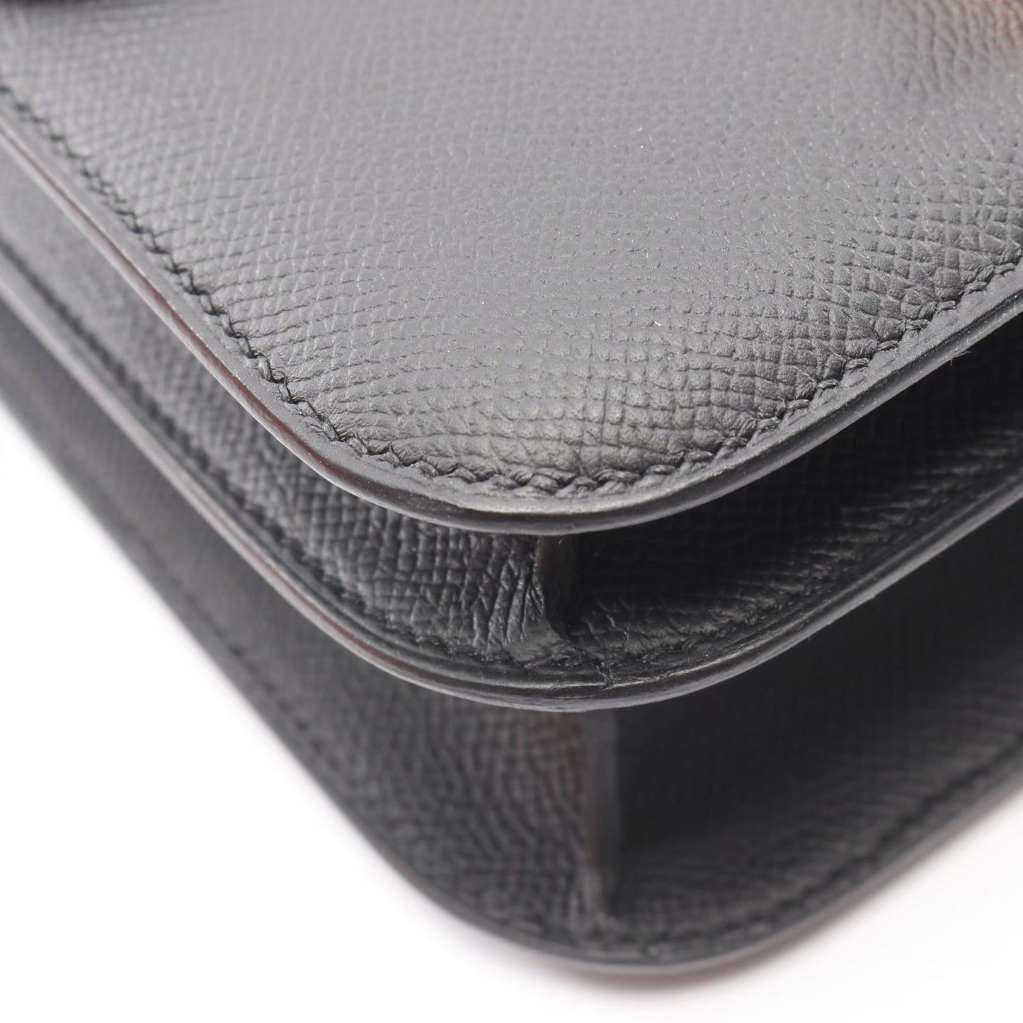 Hermes Shoulder Bag Constance 3 24 Black Leather — view 7