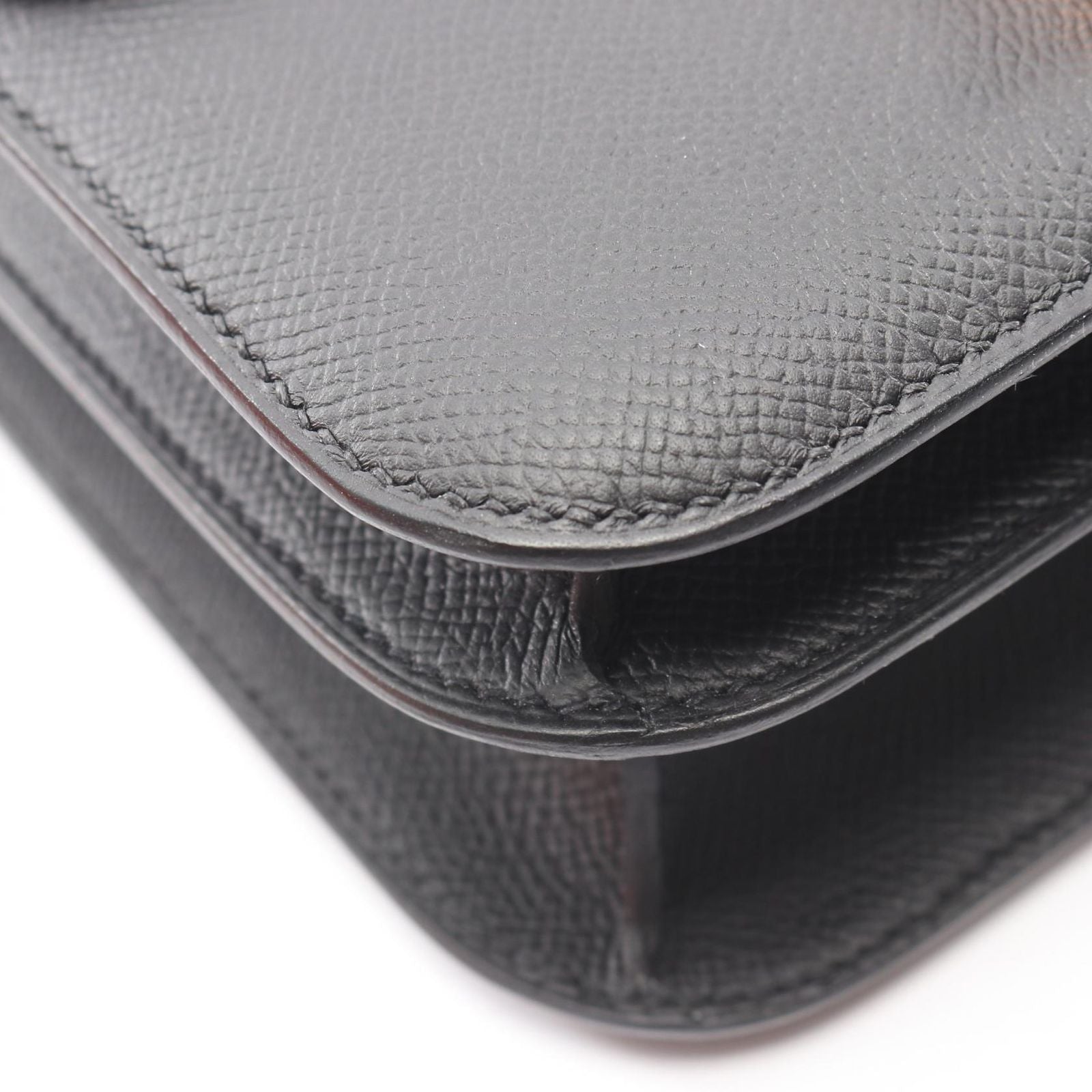 Hermes Shoulder Bag Constance 3 24 Black Leather — view 7
