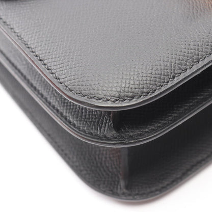 Hermes Shoulder Bag Constance 3 24 Black Leather — view 7