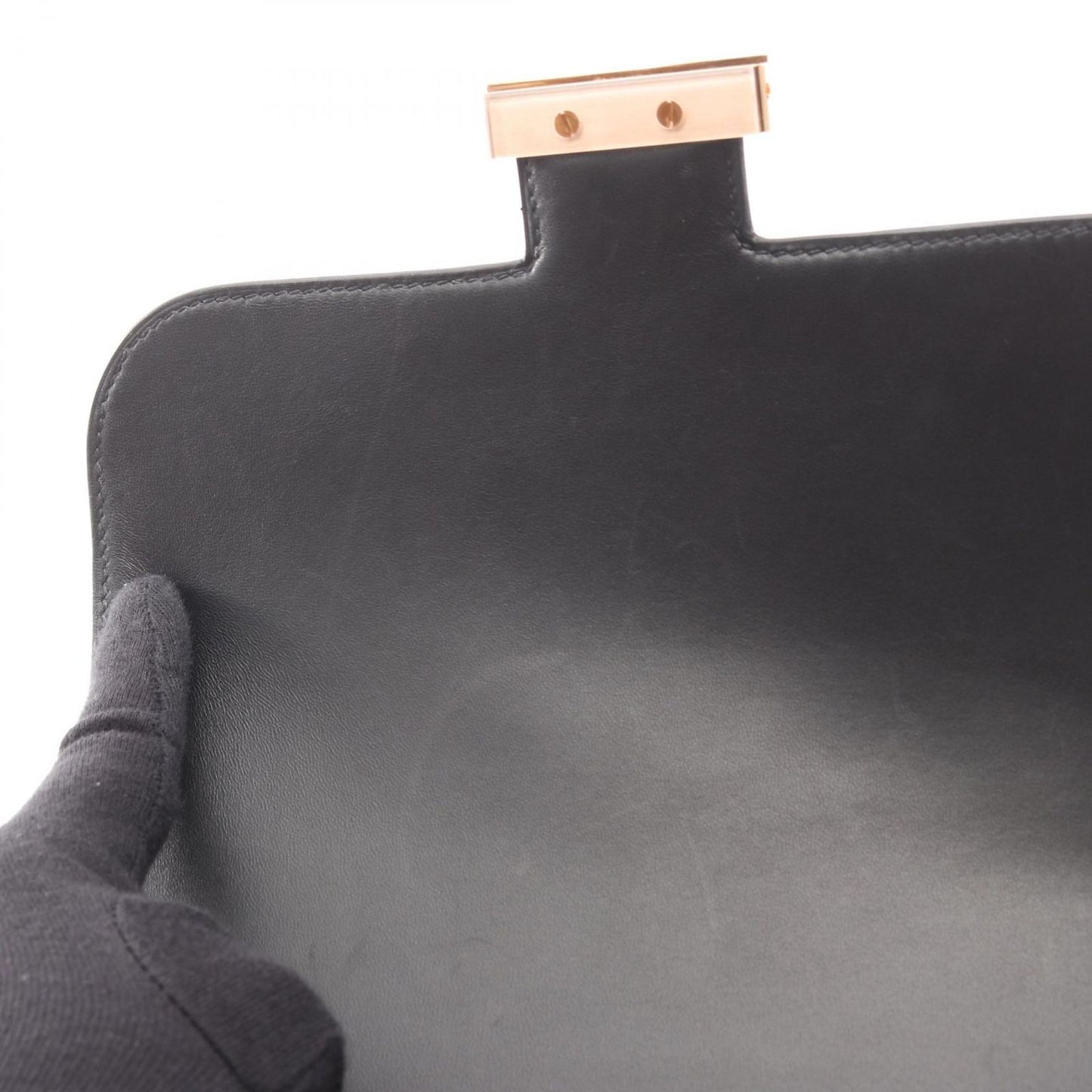 Hermes Shoulder Bag Constance 3 24 Black Leather — view 8