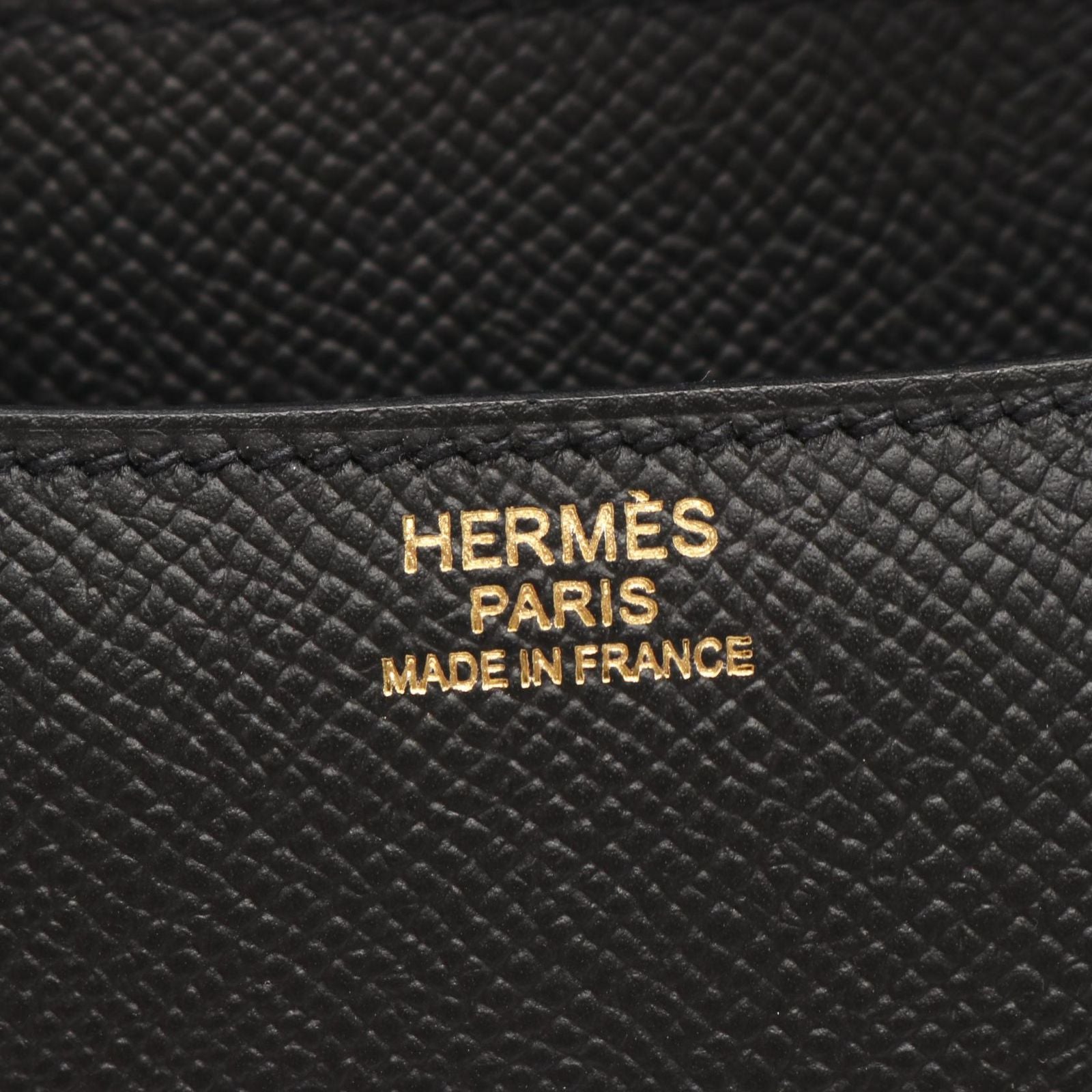 Hermes Shoulder Bag Constance 3 24 Black Leather — view 4