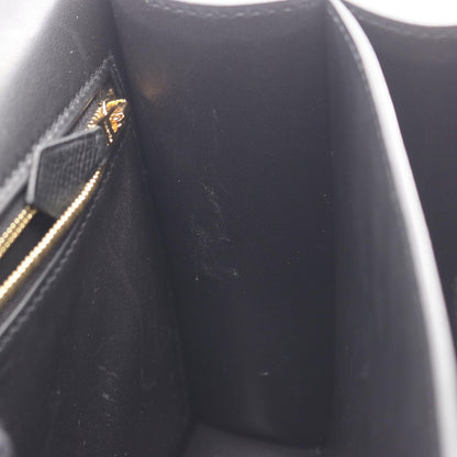 Hermes Shoulder Bag Constance 3 24 Black Leather — view 9