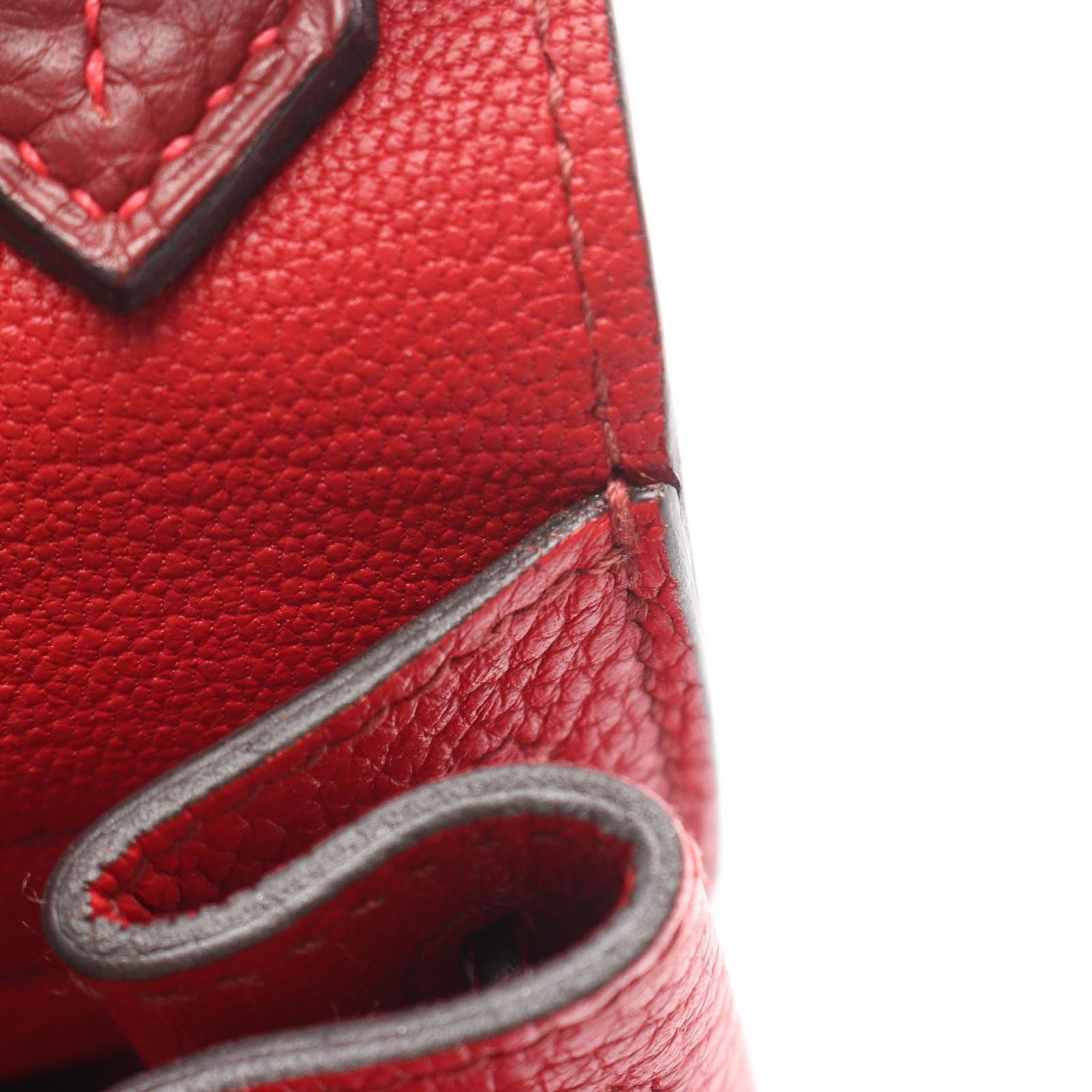 Hermes Shoulder Bag Gipsiere 28 Rouge Casac Ash le Jucasack Ash Leather — view 6