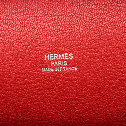 Hermes Shoulder Bag Gipsiere 28 Rouge Casac Ash le Jucasack Ash Leather — view 4
