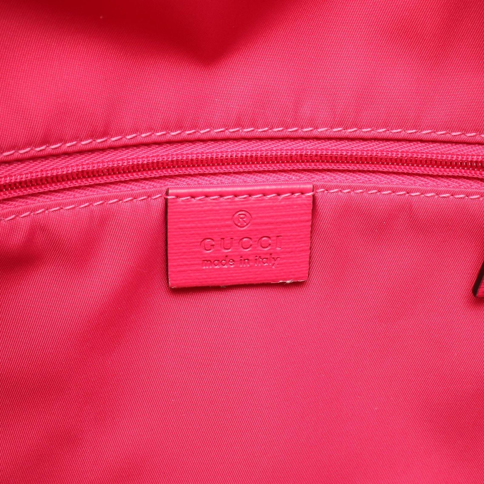 Gucci Backpack Children's GG Supreme Kim Seungyoung Flower Print Beige Canvas — view 4