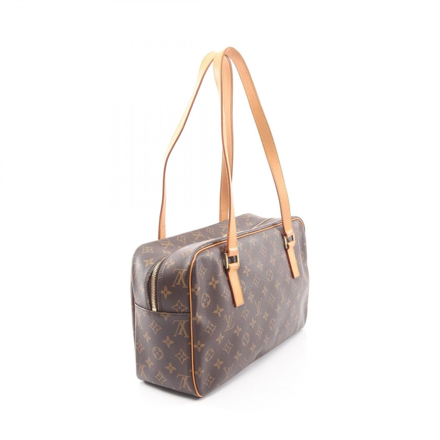 Louis Vuitton Shoulder Bag Cite GM Co Ting Canvas Leather Ready — view 2
