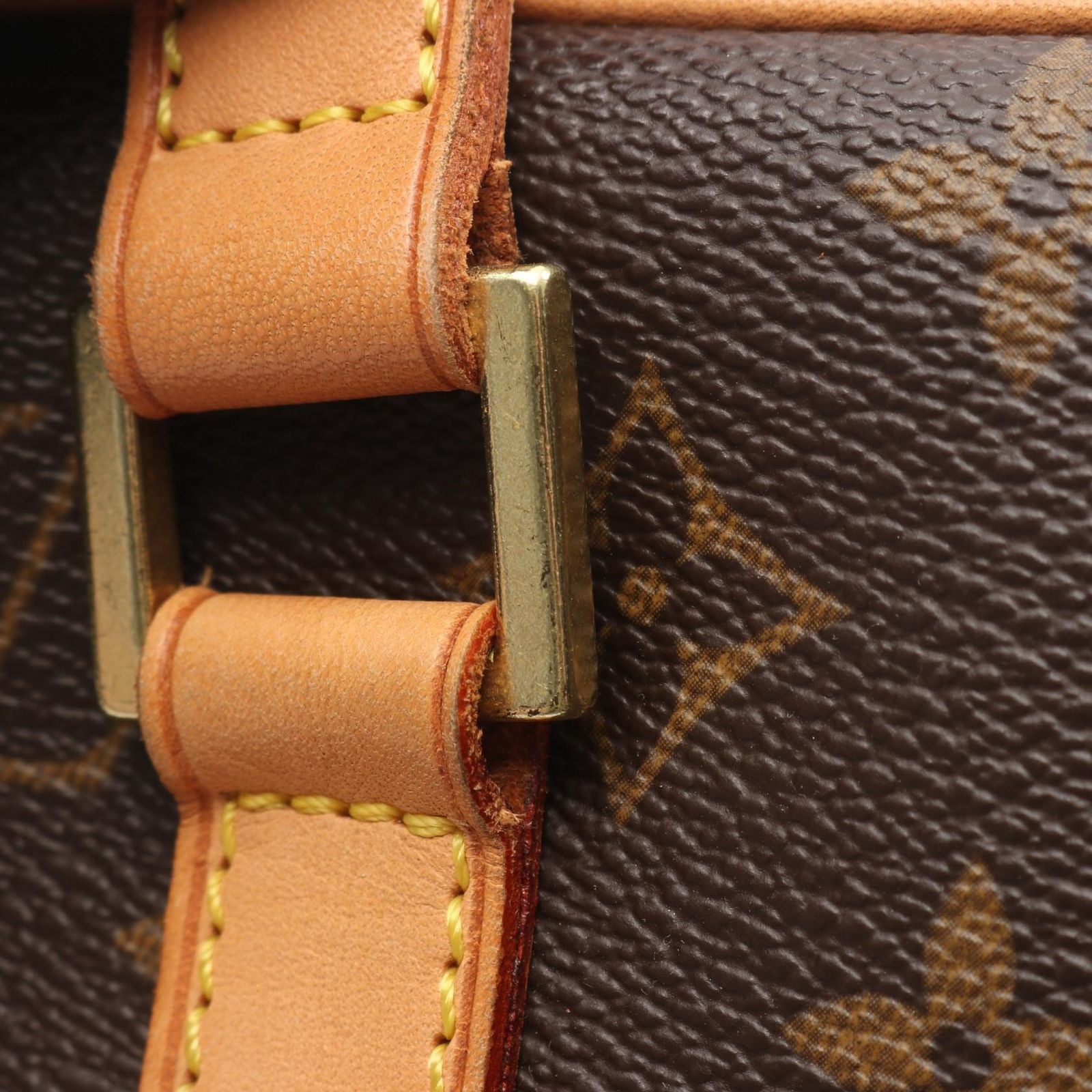 Louis Vuitton Shoulder Bag Cite GM Co Ting Canvas Leather Ready — view 9