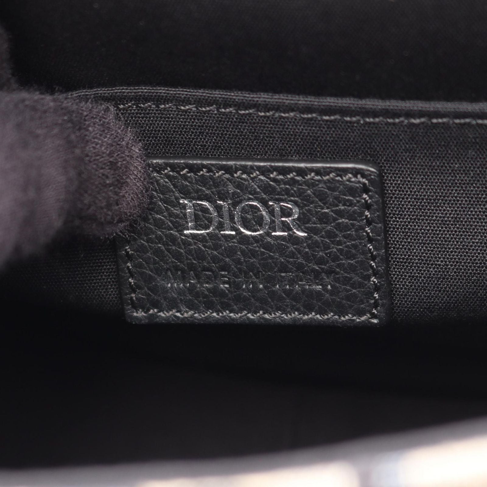 Dior Shoulder Bag Gallop Navy Canvas Leather — view 4