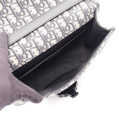 Dior Shoulder Bag Gallop Navy Canvas Leather — view 3