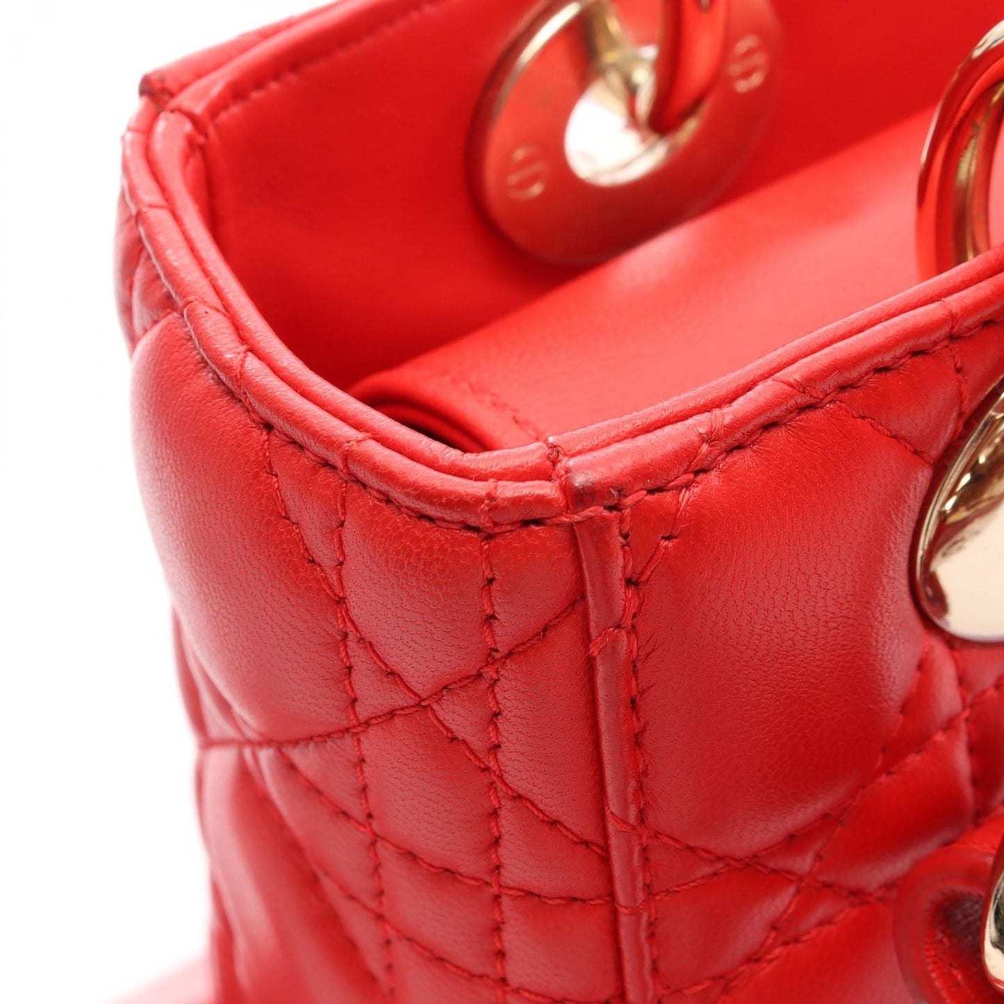 Dior Handbag Lady Dior MY Abcdior Lady Dior Smo Cannage 2-Way — view 8