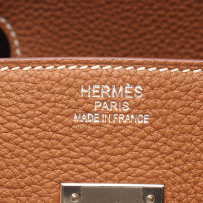 Hermes Handbag Birkin 35 Gold Leather — view 4