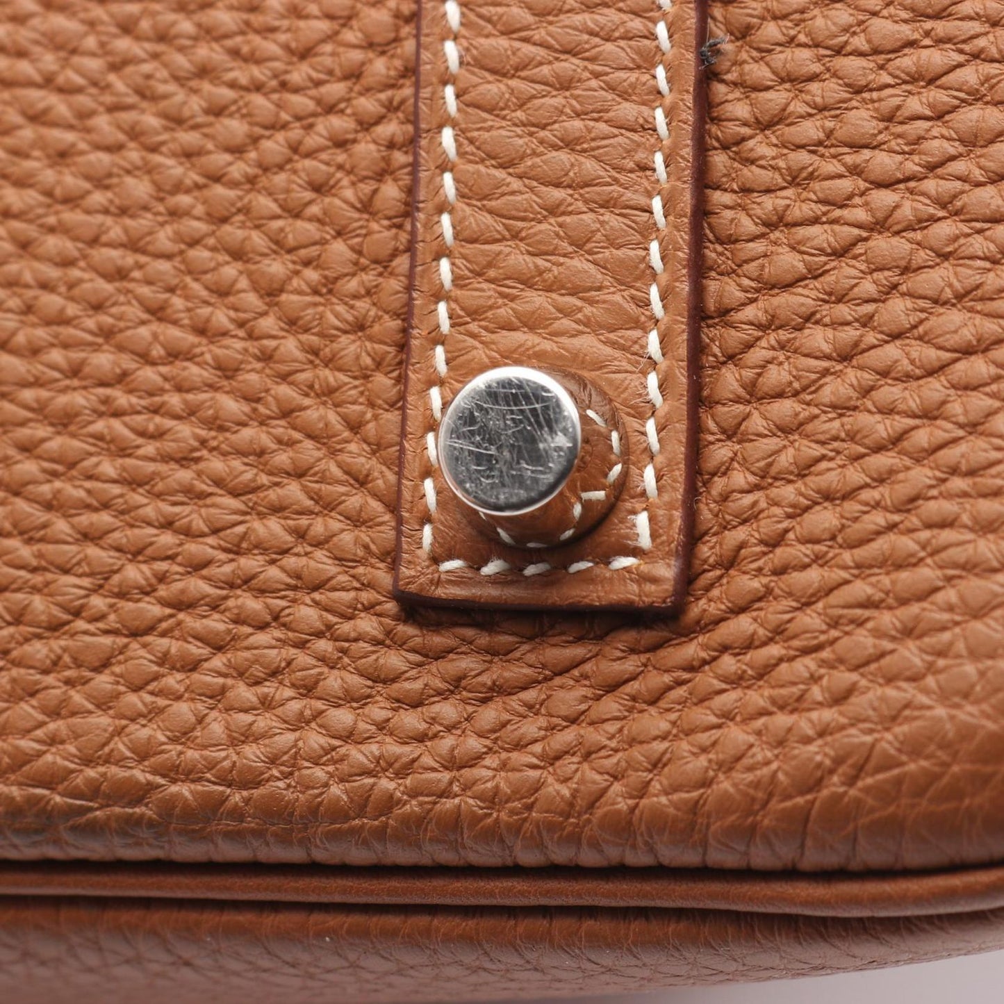 Hermes Handbag Birkin 35 Gold Leather — view 8