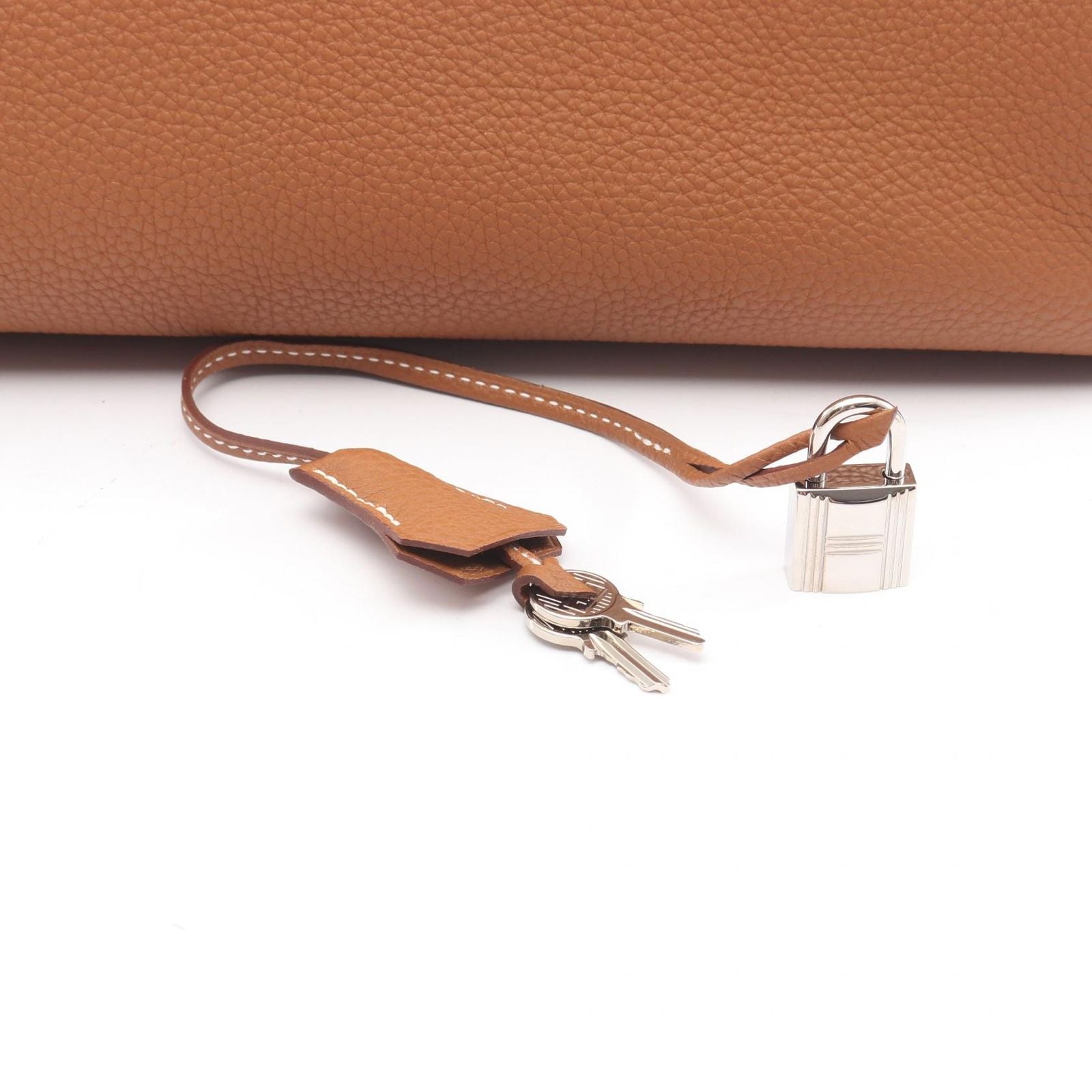 Hermes Handbag Birkin 35 Gold Leather — view 6