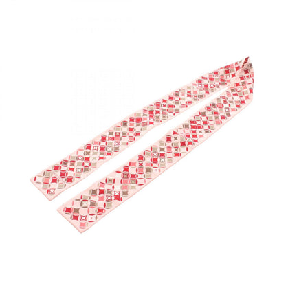 Louis Vuitton Scarf Bandeau Ribbon Pink Silk — view 2