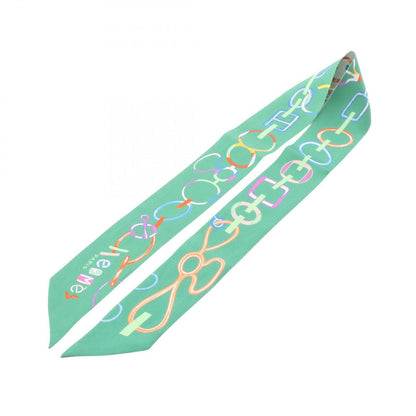 Hermes Scarf Re Boucles Ribbon Silk — view 2