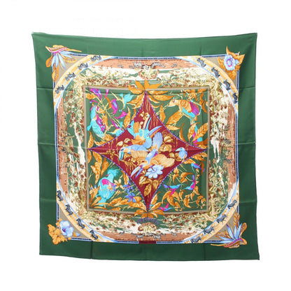 Hermes Scarf Carre 90 Tropiques Multi Silk