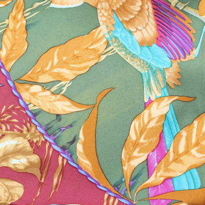 Hermes Scarf Carre 90 Tropiques Multi Silk — view 7