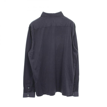 Prada Triangle Logo Long Sleeve Cotton Shirt — view 2