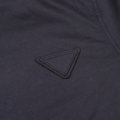 Prada Triangle Logo Long Sleeve Cotton Shirt — view 6