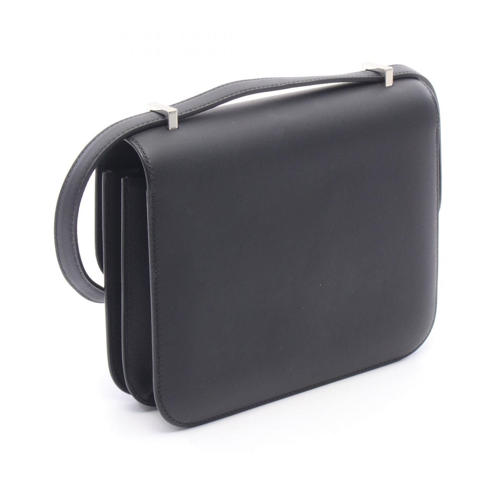Hermes Shoulder Bag Constance 3 Mini Dancing Flowers Black Leather Calf — view 2