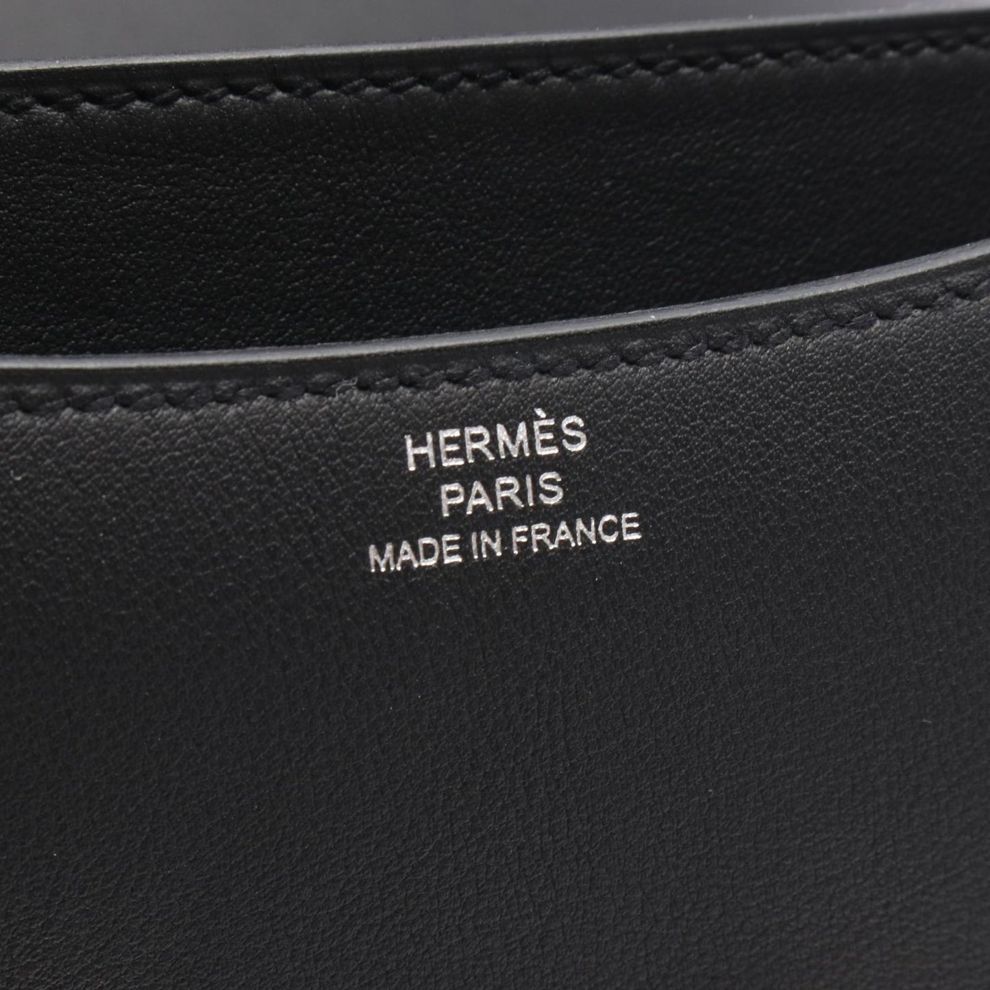 Hermes Shoulder Bag Constance 3 Mini Dancing Flowers Black Leather Calf — view 4