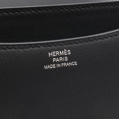 Hermes Shoulder Bag Constance 3 Mini Dancing Flowers Black Leather Calf — view 4