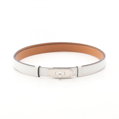 Hermes Belt Kelly White Leather Calf