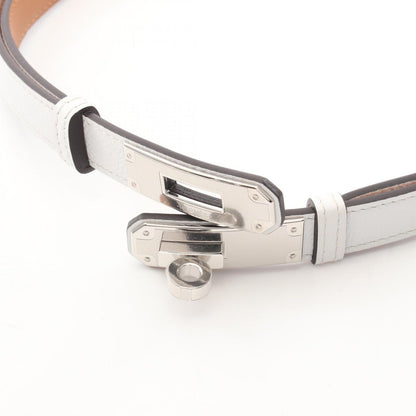 Hermes Belt Kelly White Leather Calf — view 3