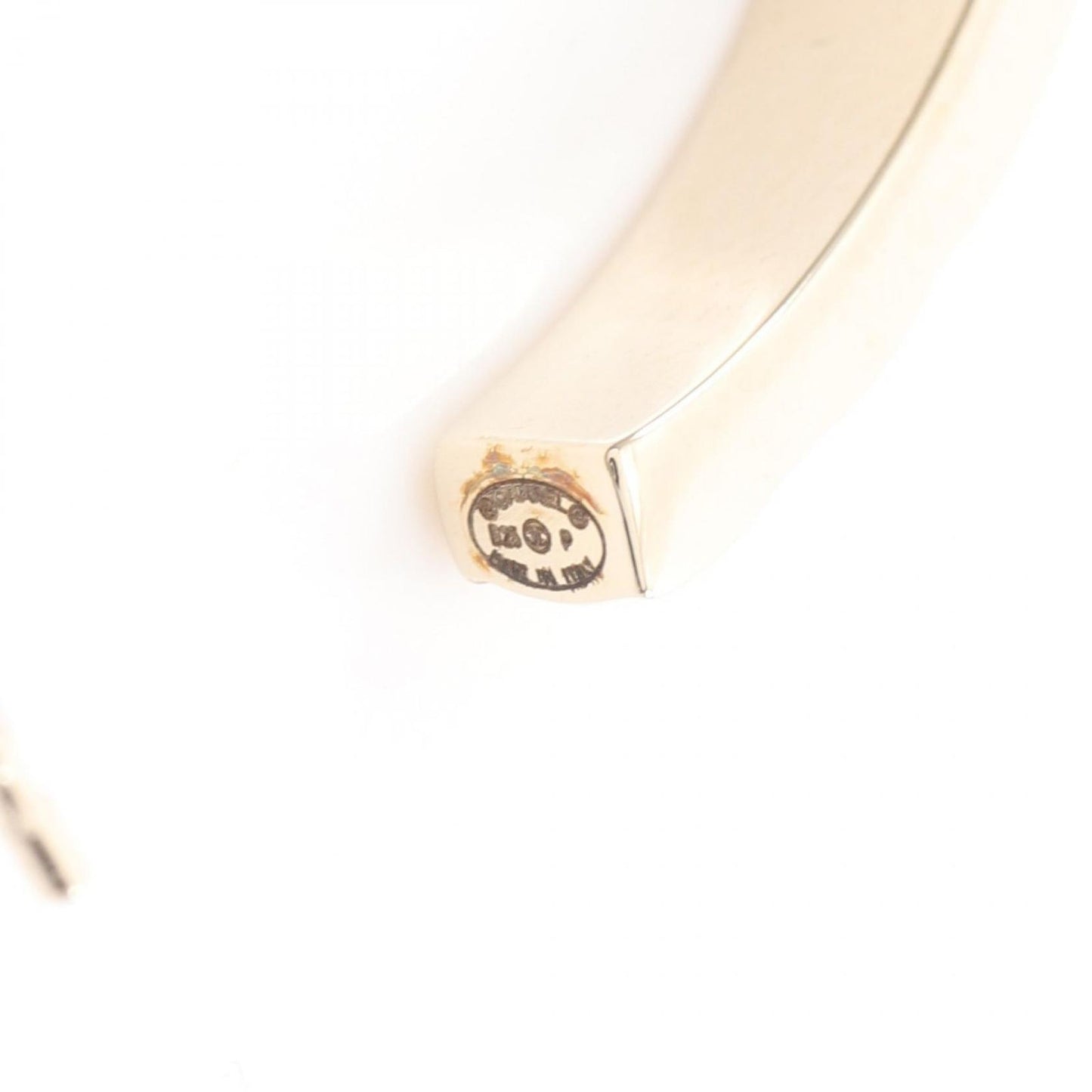 Chanel Earrings CC Logo Hoop — view 4