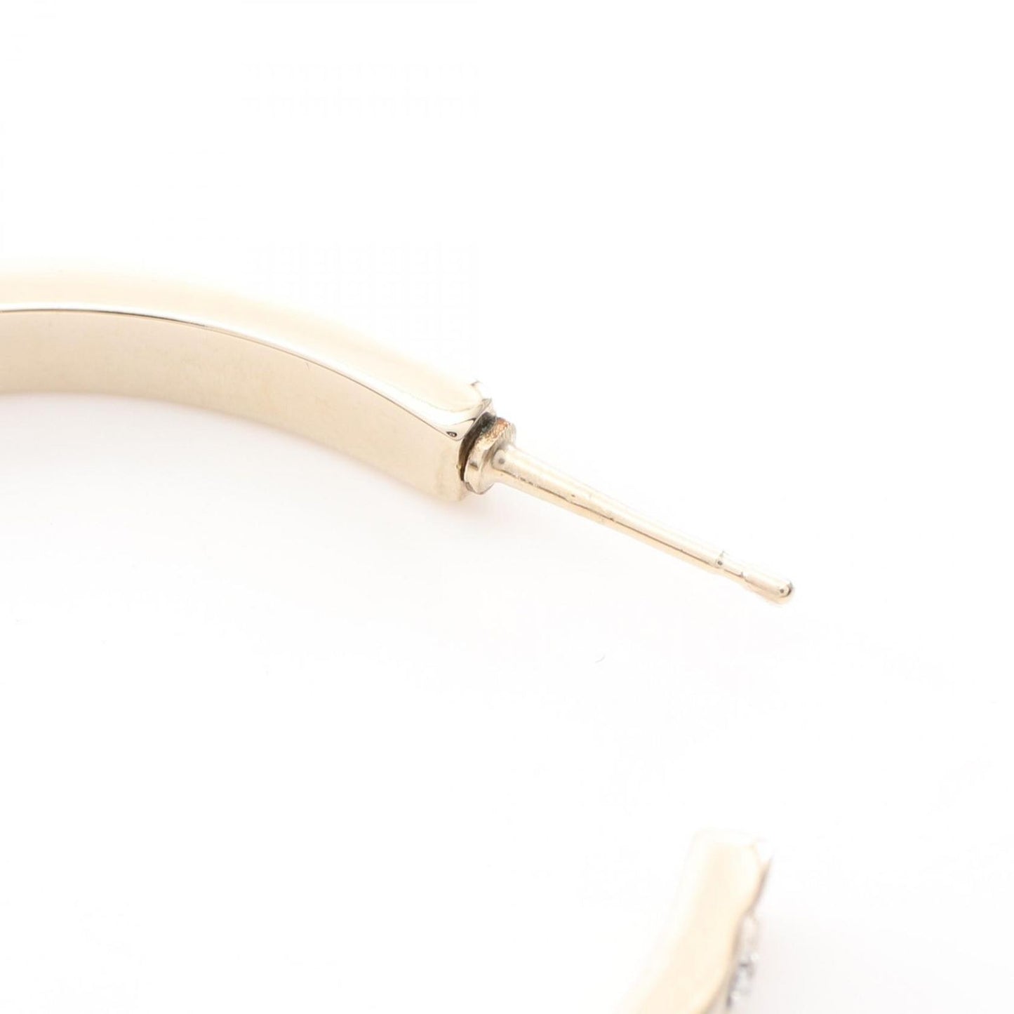 Chanel Earrings CC Logo Hoop — view 6