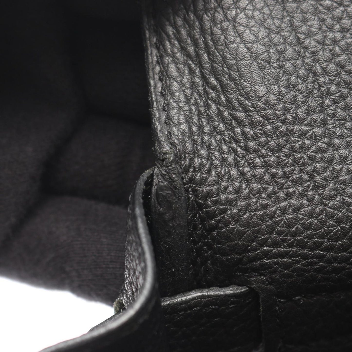 Hermes Handbag Kelly 32 2-Way Retourne Black Leather — view 8