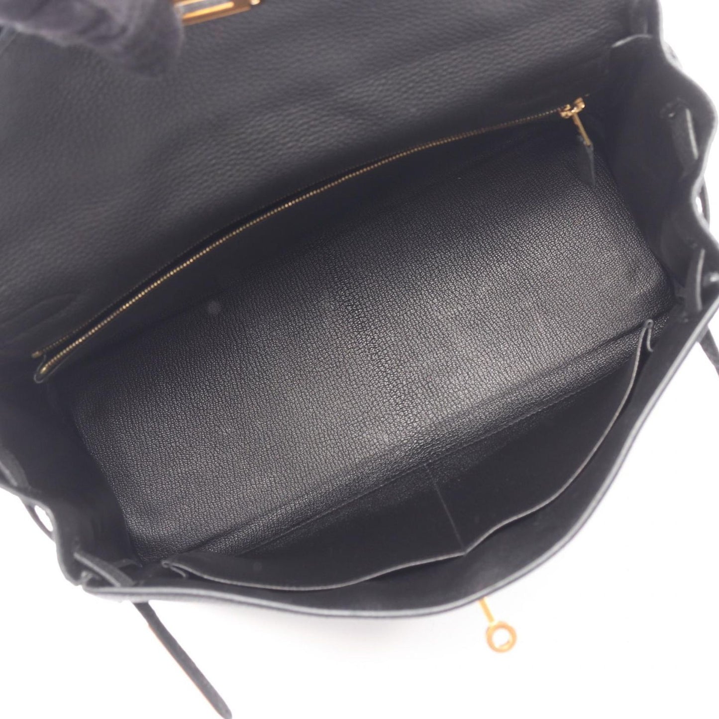 Hermes Handbag Kelly 32 2-Way Retourne Black Leather — view 3