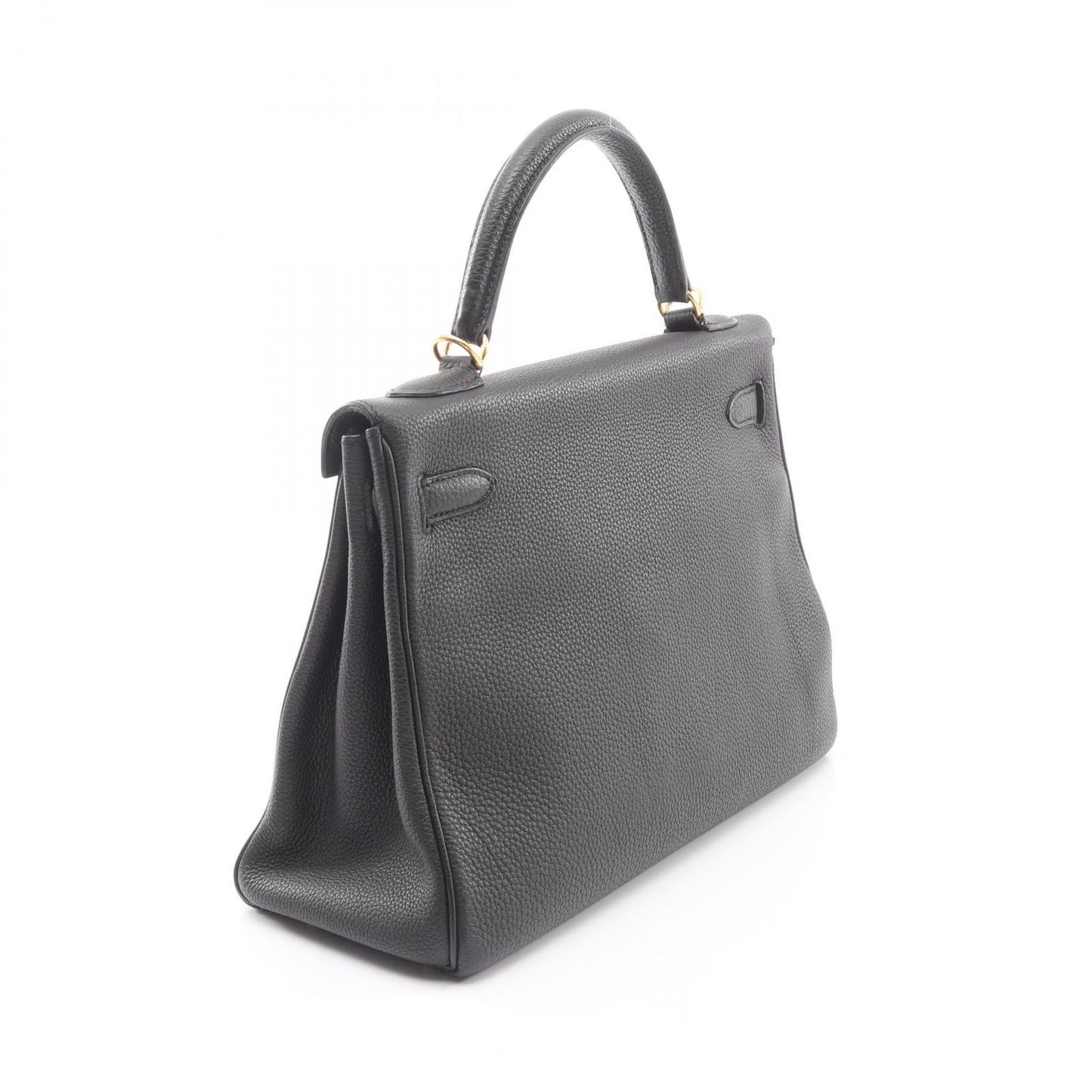 Hermes Handbag Kelly 32 2-Way Retourne Black Leather — view 2