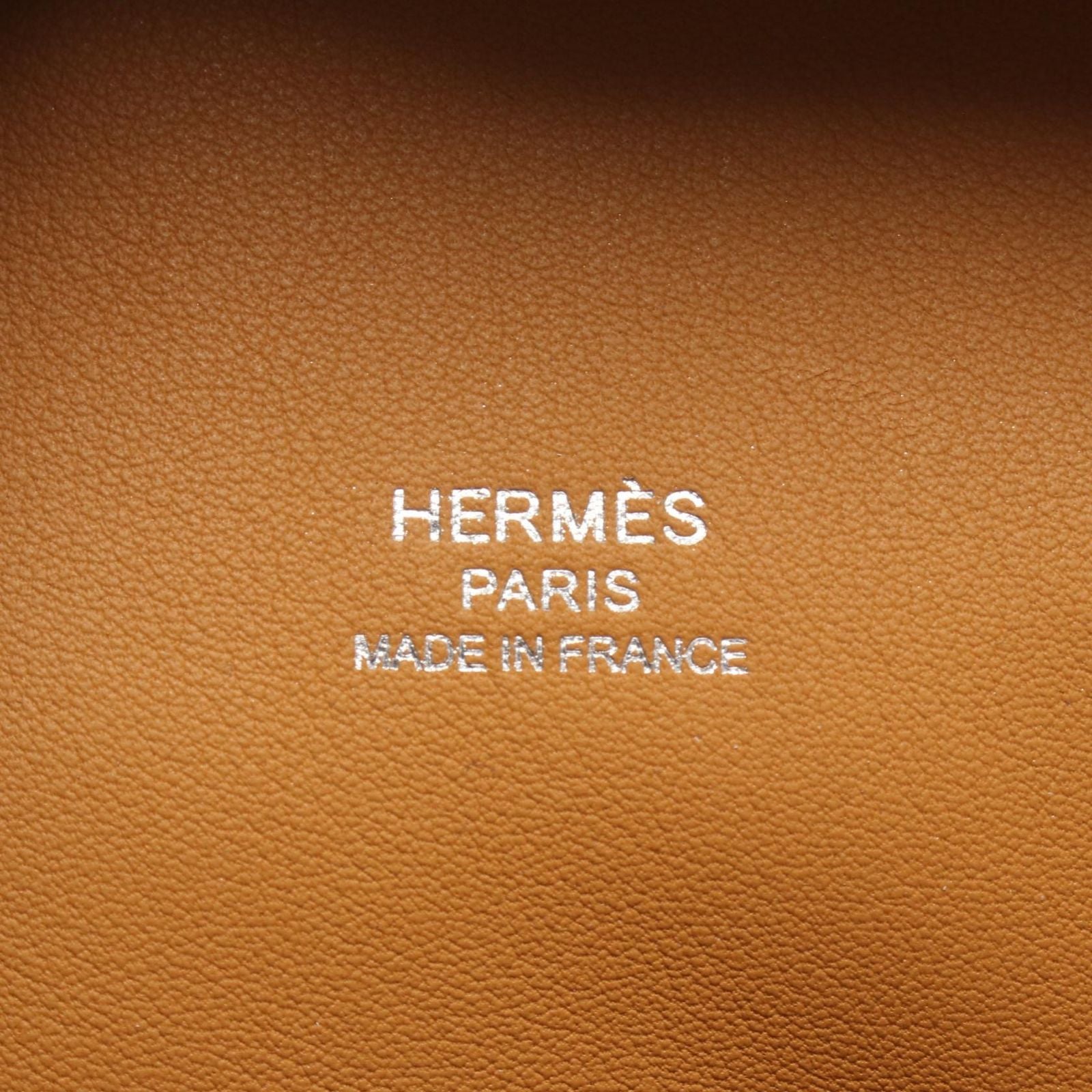 Hermes Shoulder Bag Petite Course Sesame Leather Calf — view 4