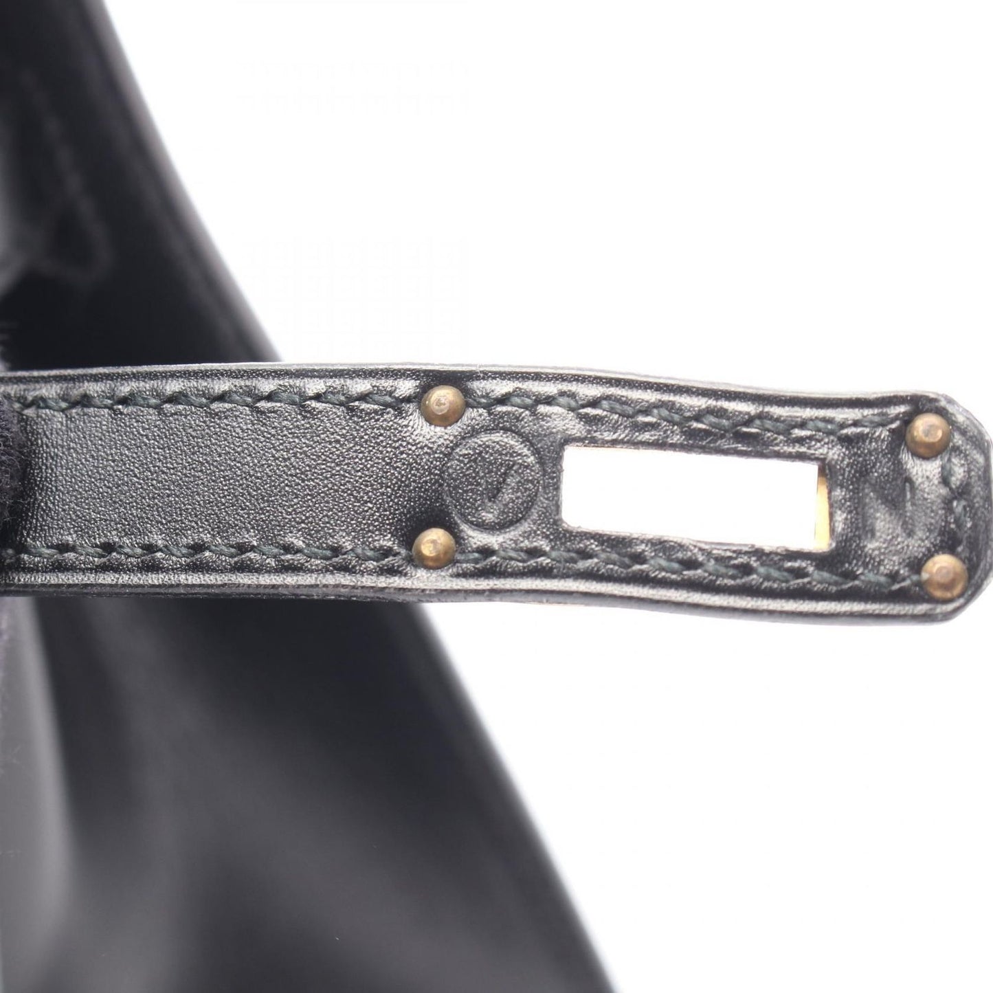 Hermes Handbag Mini Kelly Sellier 2-Way Black Calf — view 5