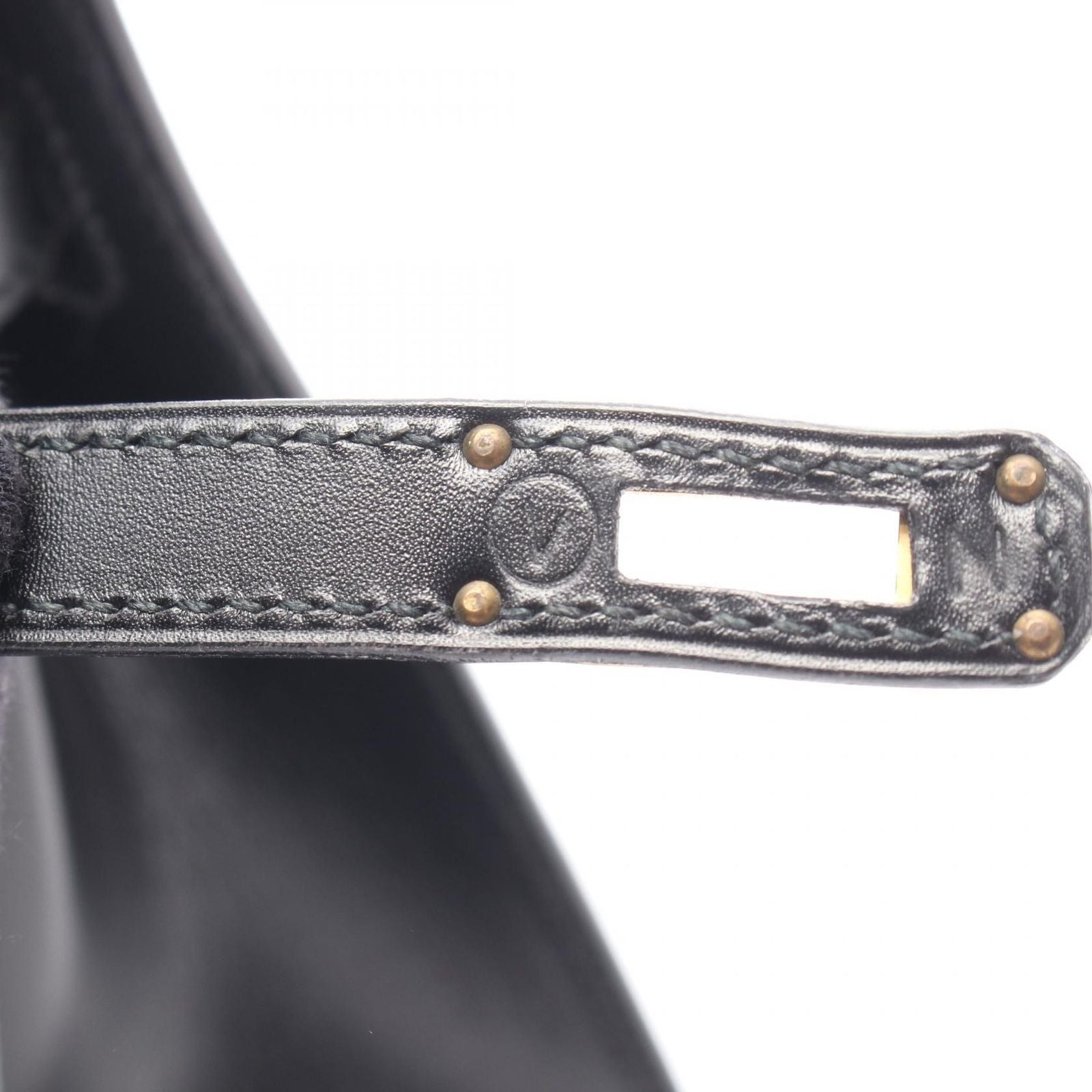 Hermes Handbag Mini Kelly Sellier 2-Way Black Calf — view 5