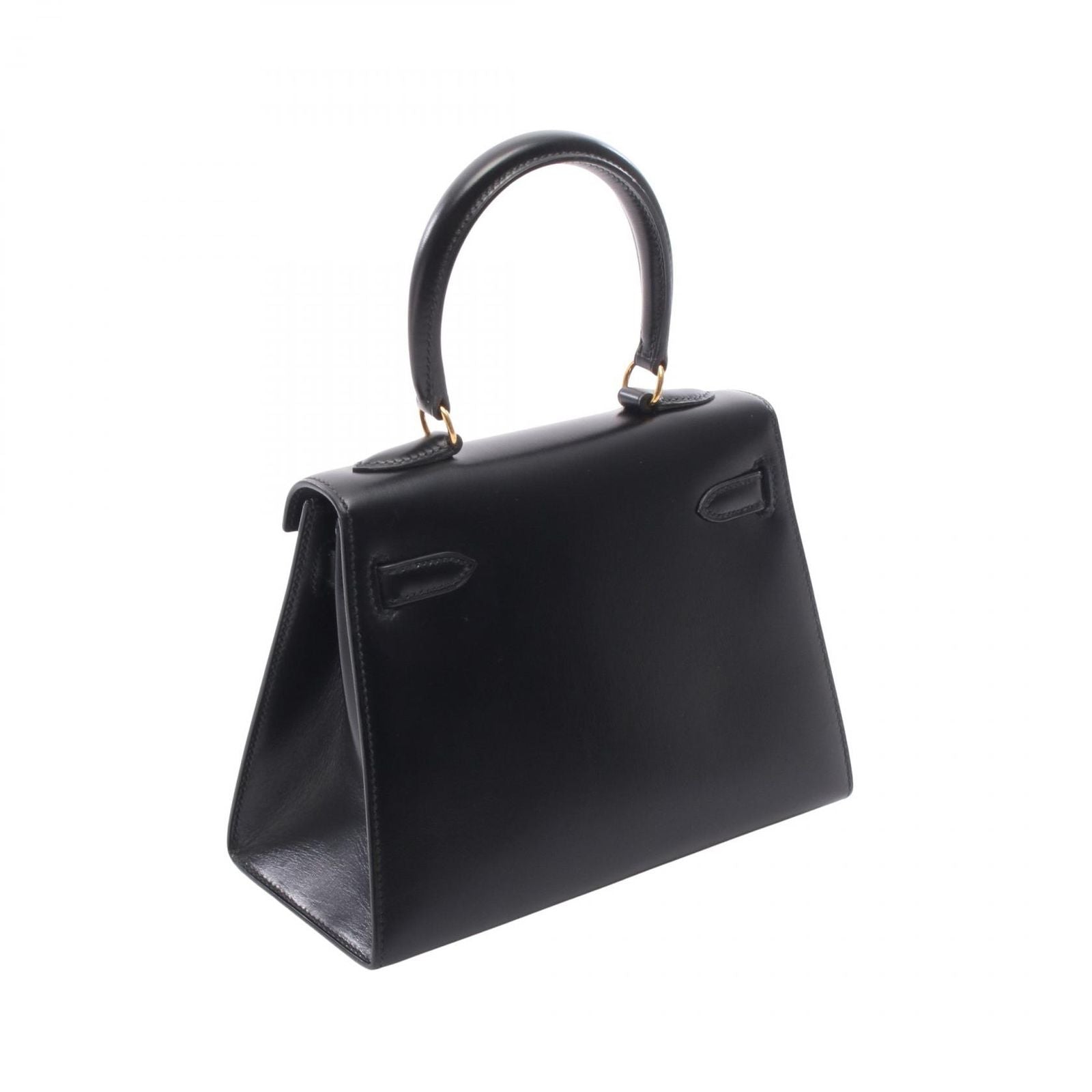 Hermes Handbag Mini Kelly Sellier 2-Way Black Calf — view 2