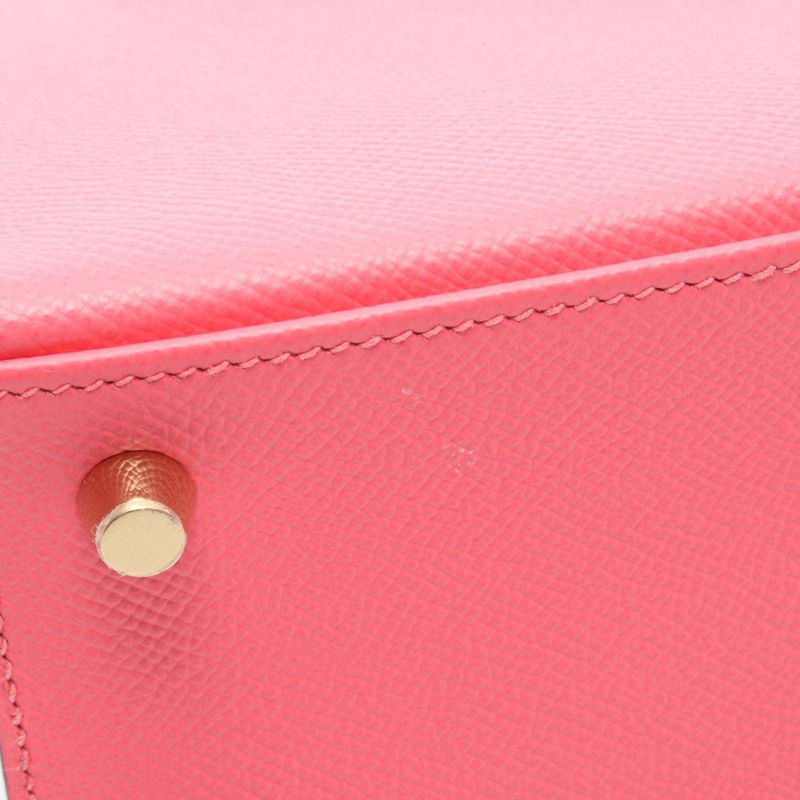 Hermes Handbag Kelly 25 Sellier 2-Way Personal Order Rose Azalea Blue Glacier — view 9