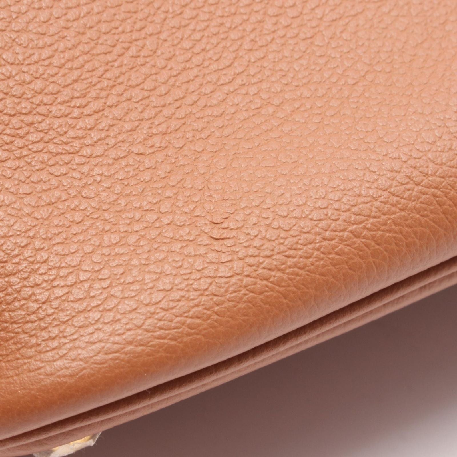 Hermes Handbag Bolide Mini 2-Way Gold Leather — view 7