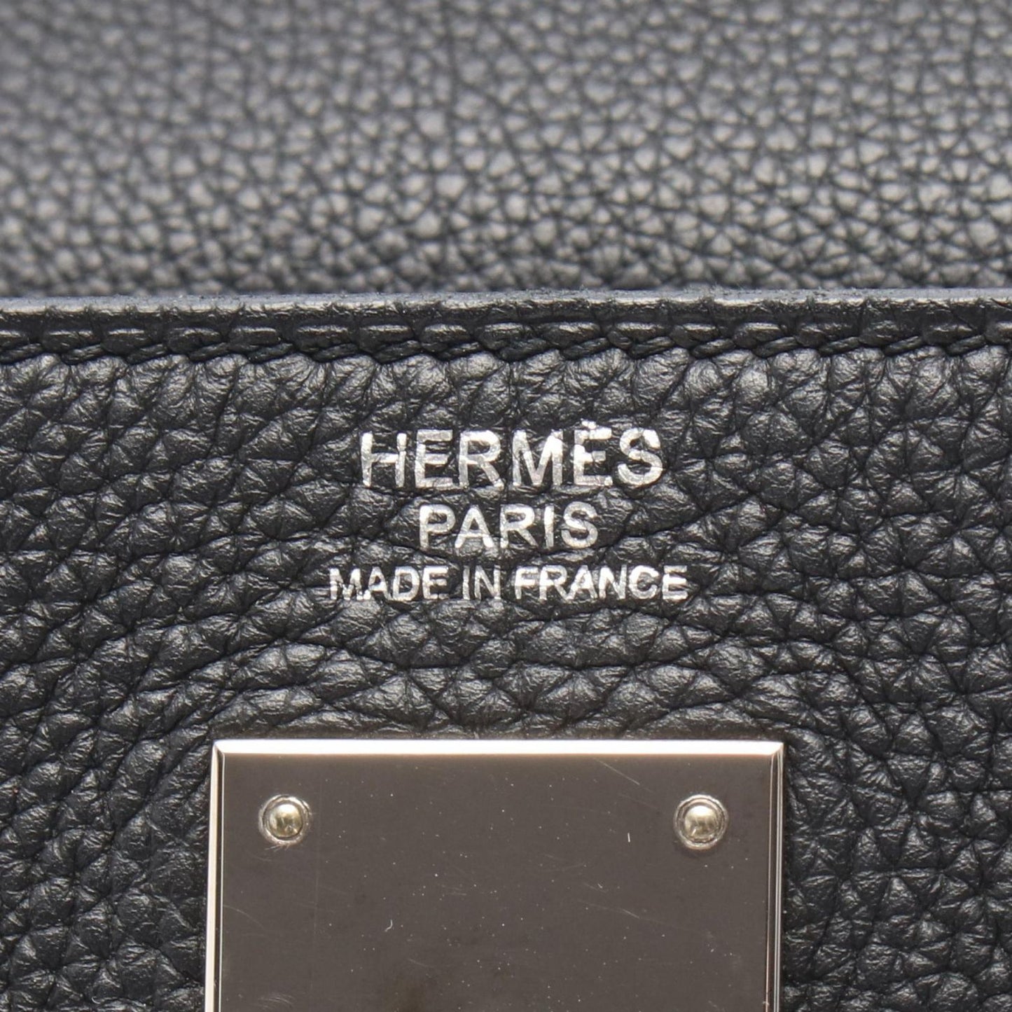 Hermes Handbag Kelly 32 Retourne 2-Way Black Leather — view 4